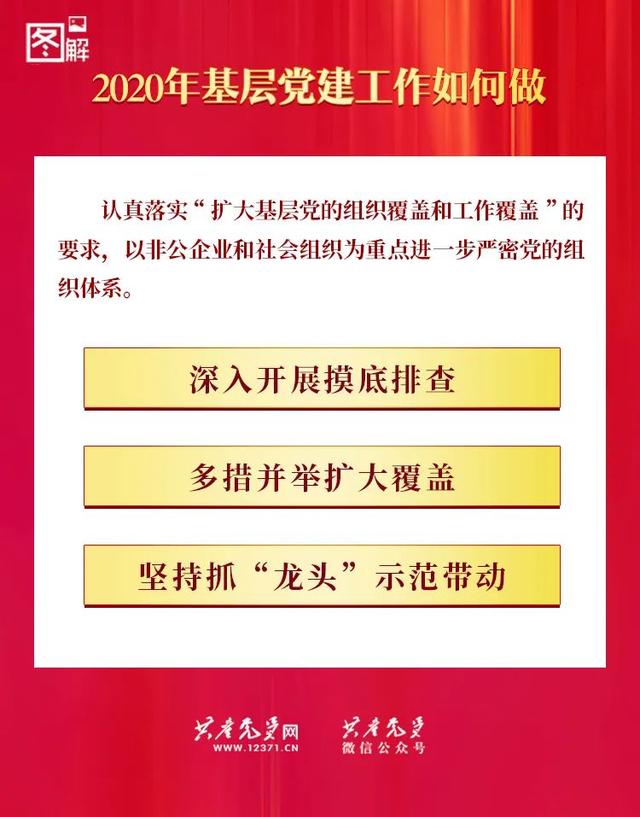 一圖讀懂：2020年基層黨建工作如何做