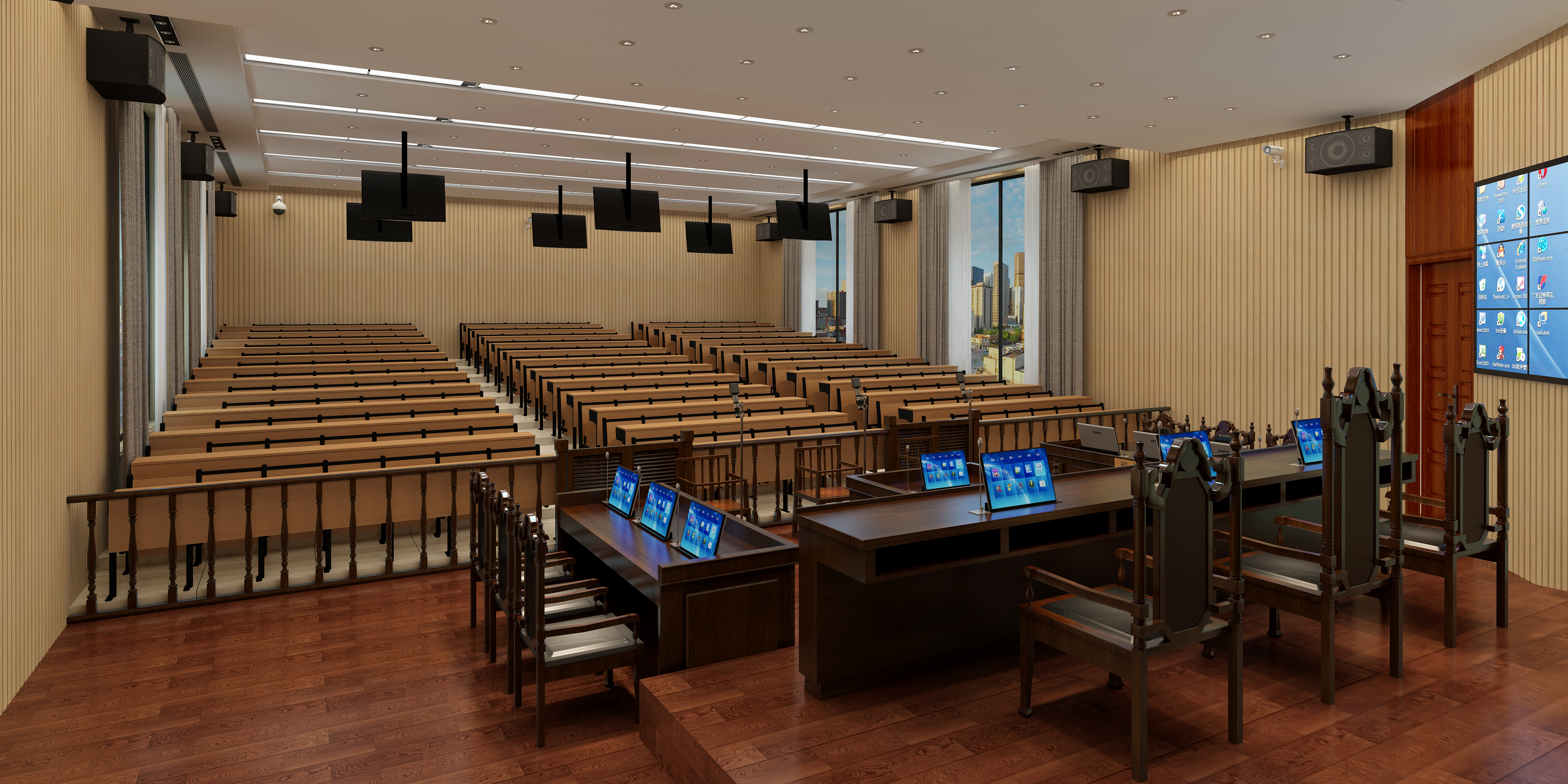 模擬法庭實(shí)訓(xùn)系統(tǒng)